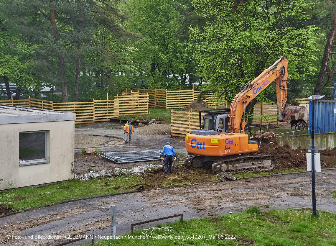 05.05.2022 - Baustelle am Haus für Kinder in Neuperlach